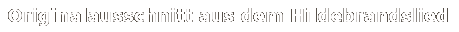 Originalausschnitt aus dem Hildebrandslied